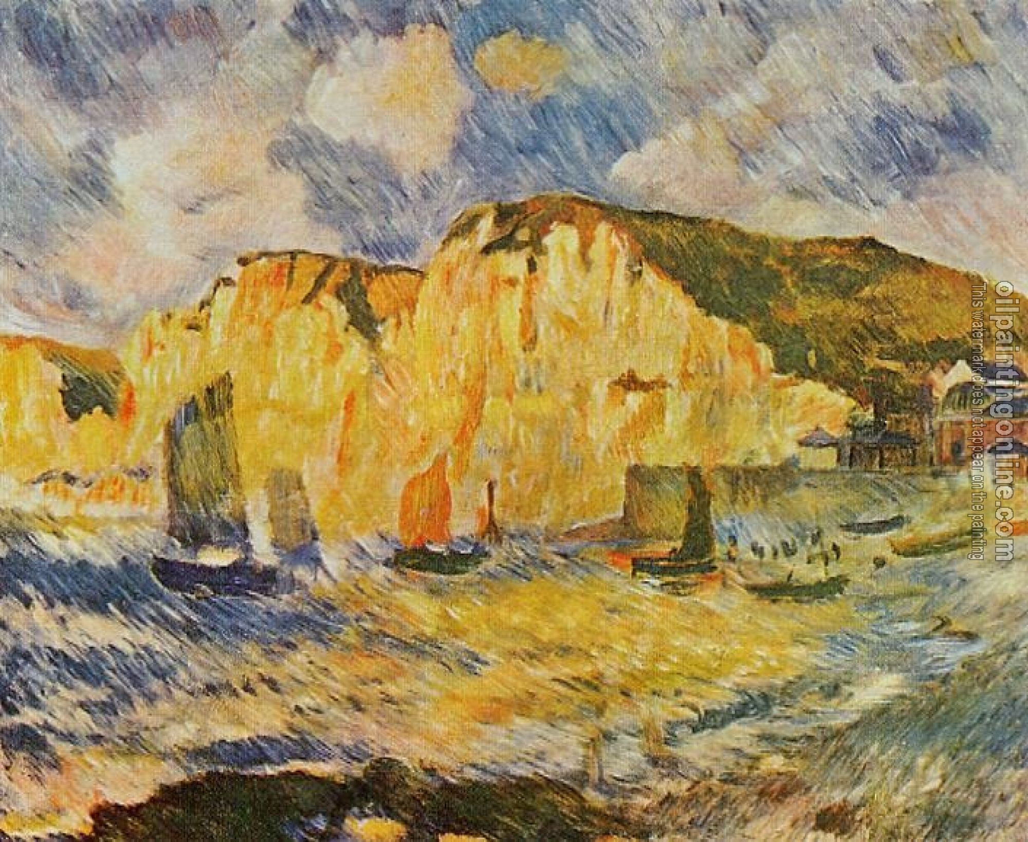 Renoir, Pierre Auguste - Cliffs